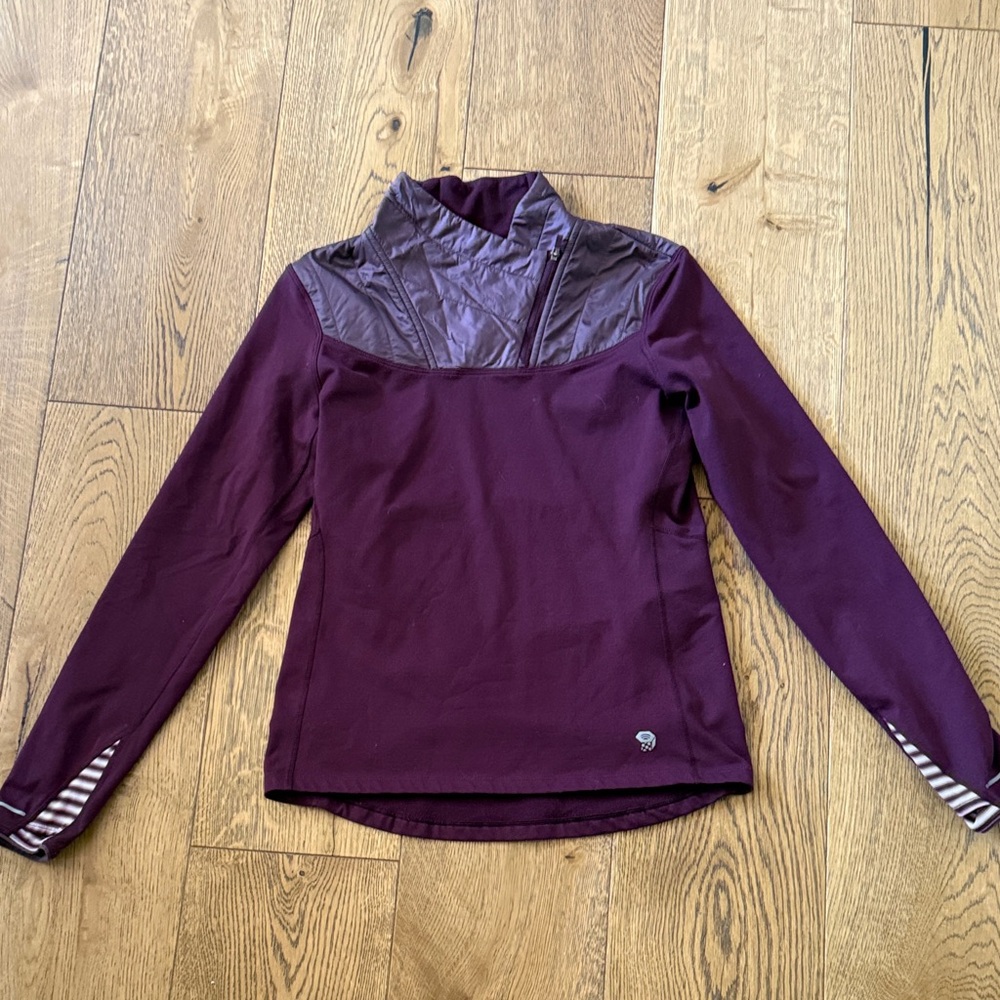 Mountain Hardware Purple Athletic Pullover Top